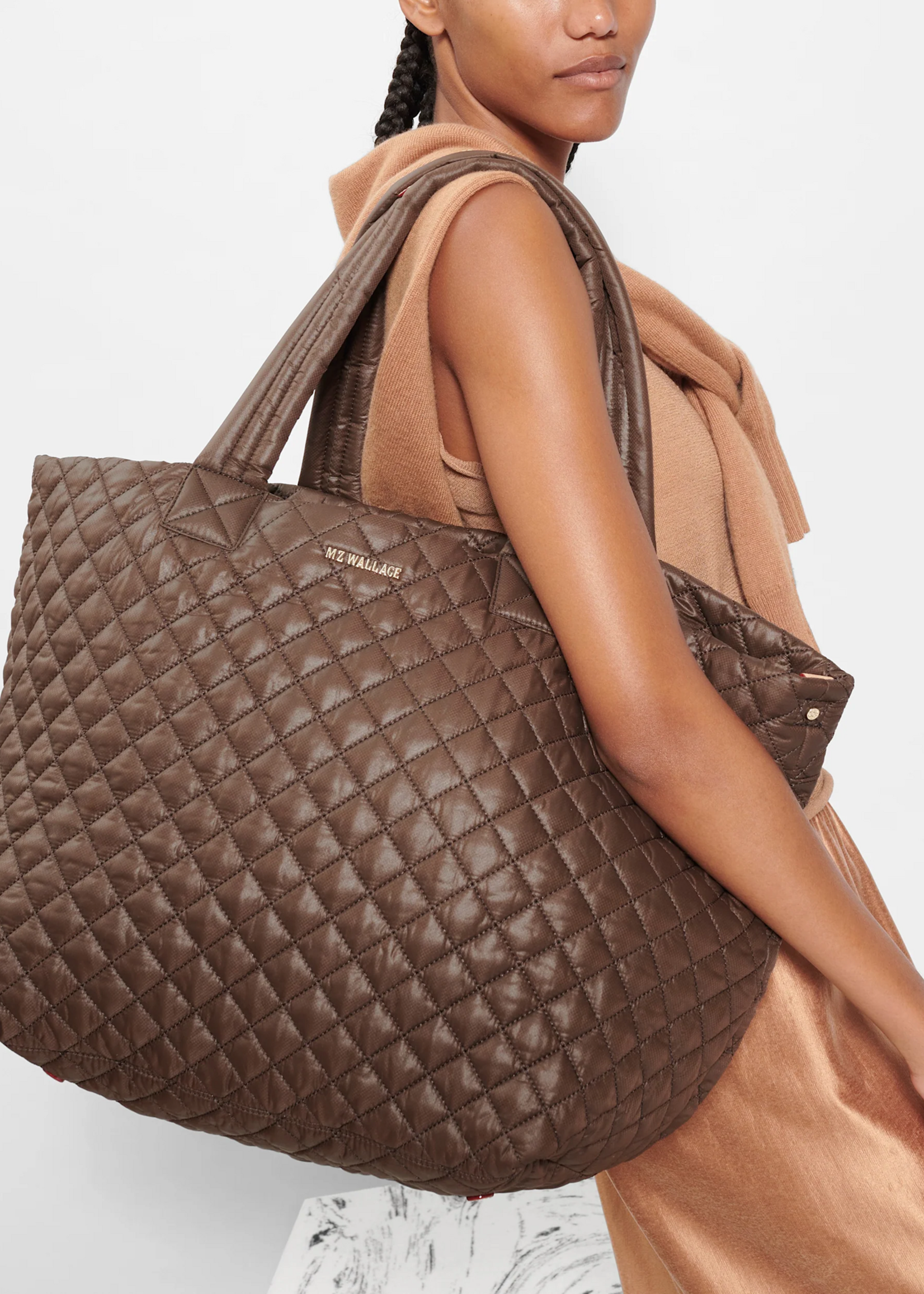 MZ Wallace Large Metro Tote Deluxe Walnut