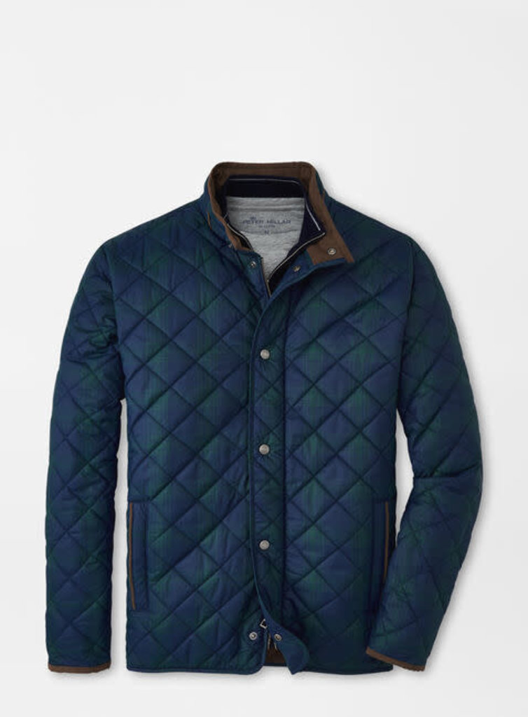Peter Millar Suffolk Quilted Travel Plaid