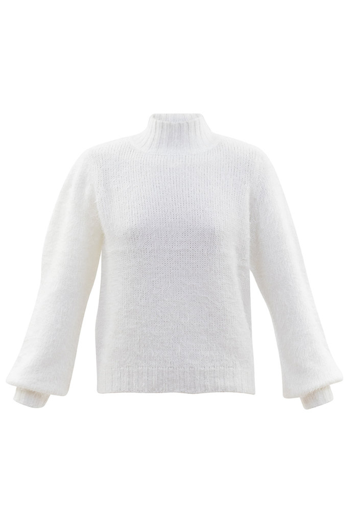 Marble Turtleneck Sweater