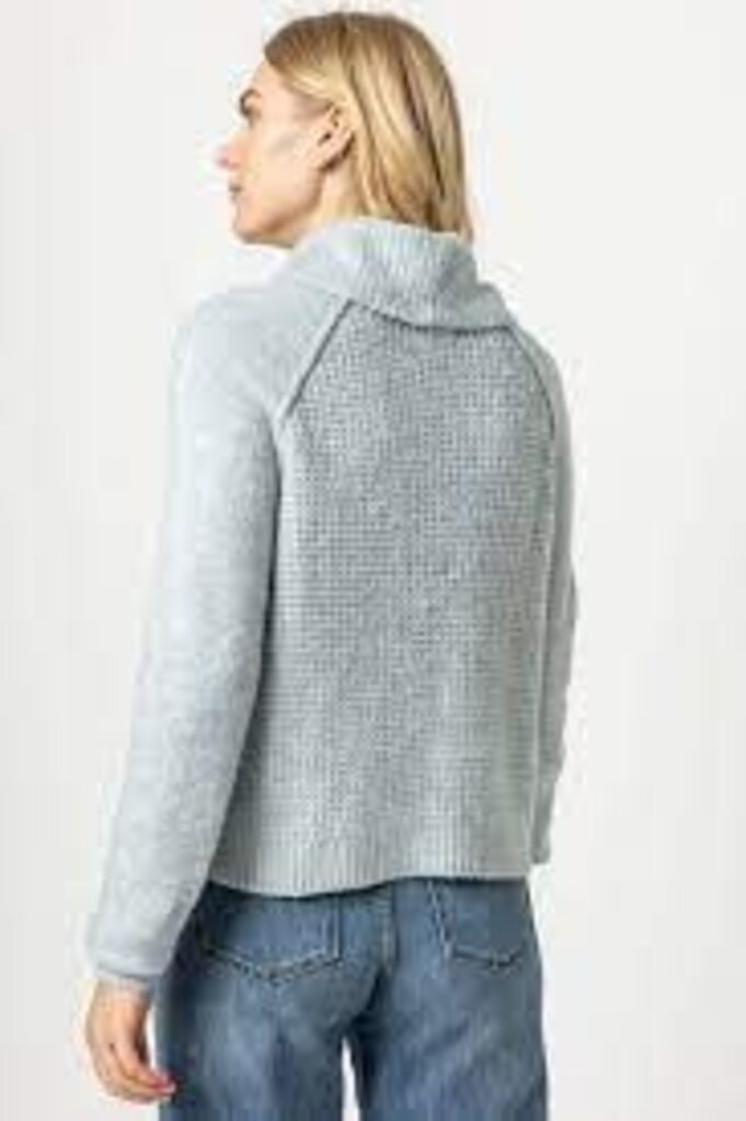 Lilla P Waffle Stitch Turtleneck Sweater