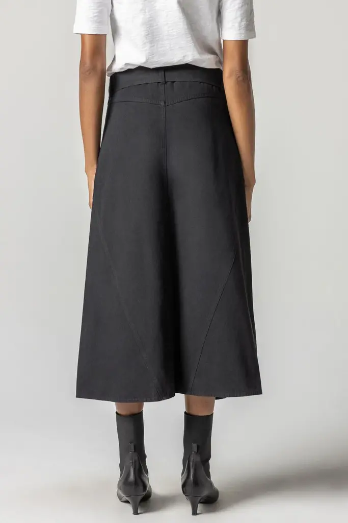 Lilla P Long Jean Skirt