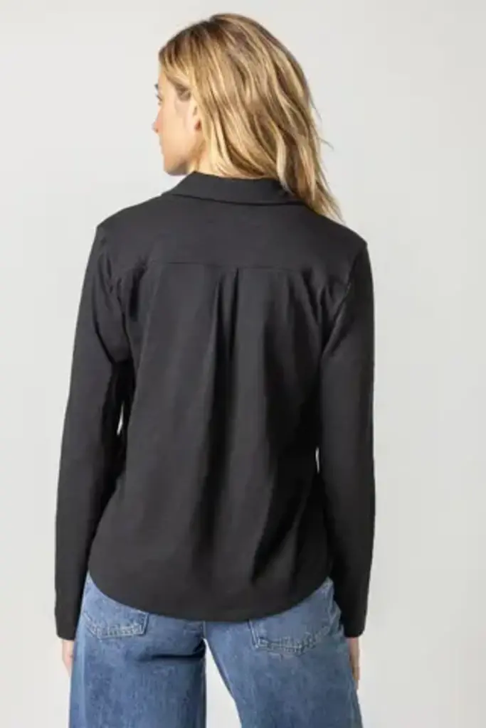 Lilla P Long Sleeve Button-down