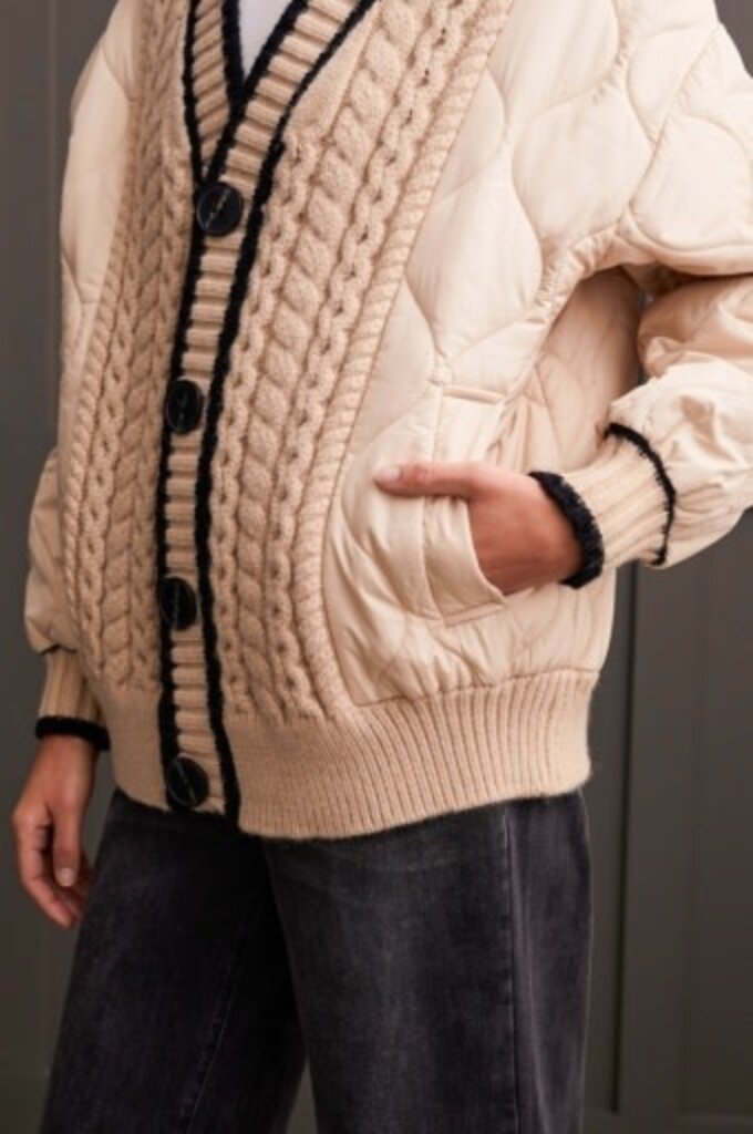 Tribal Quilted Cardigan