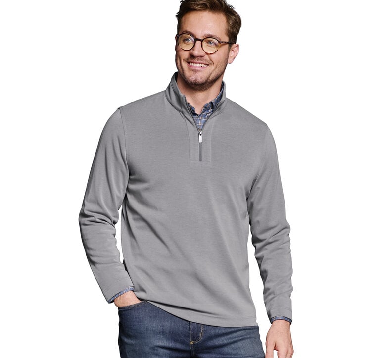 Johnston & Murphy Vintage Washed 1/4 Zip