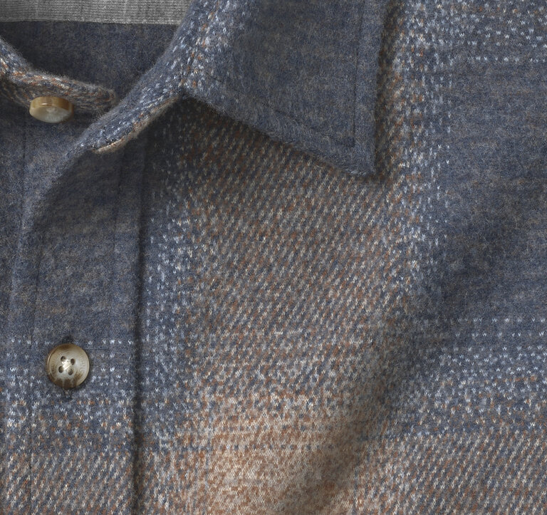 Johnston & Murphy Brushed Button-Front Shirt