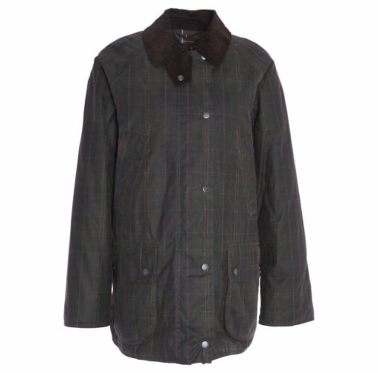 Barbour Tartan Ashby Waxed Jacket