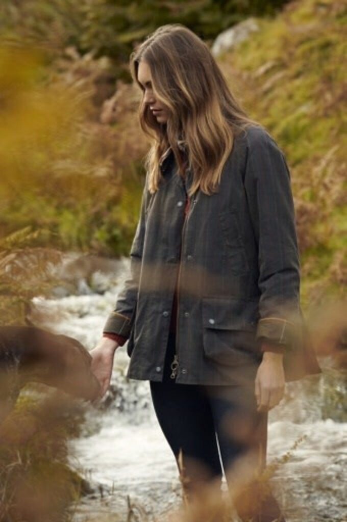 Barbour Tartan Ashby Waxed Jacket