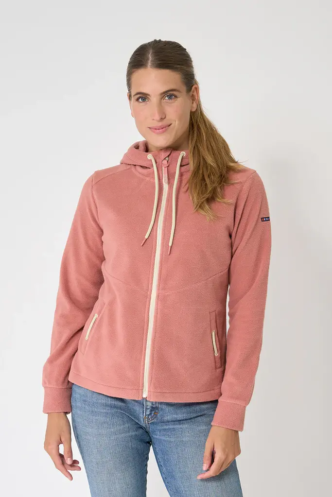 Batela Polar Hooded Full Zip Fleece