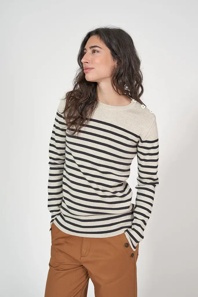 Batela Striped Sweater