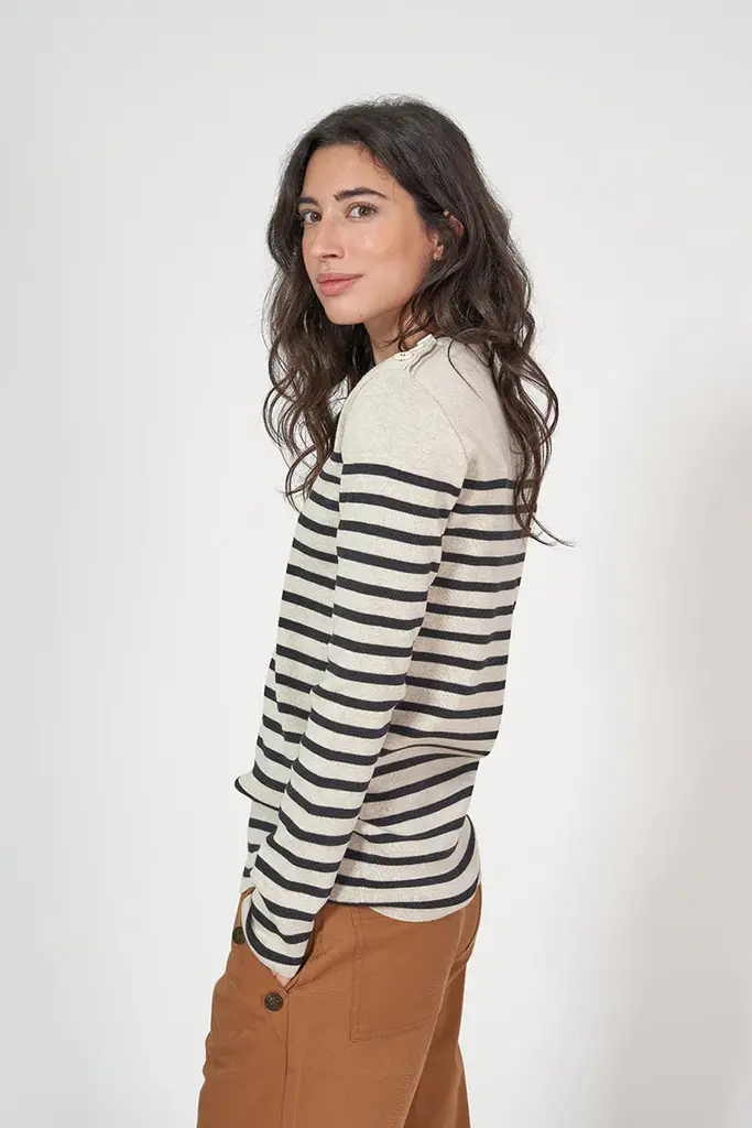 Batela Striped Sweater