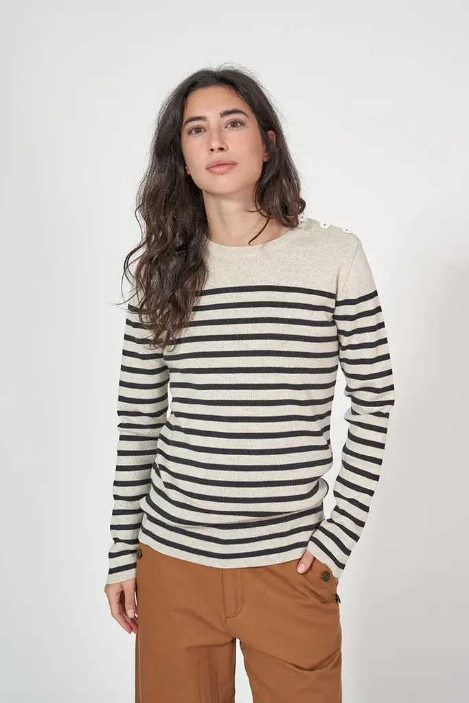 Batela Striped Sweater