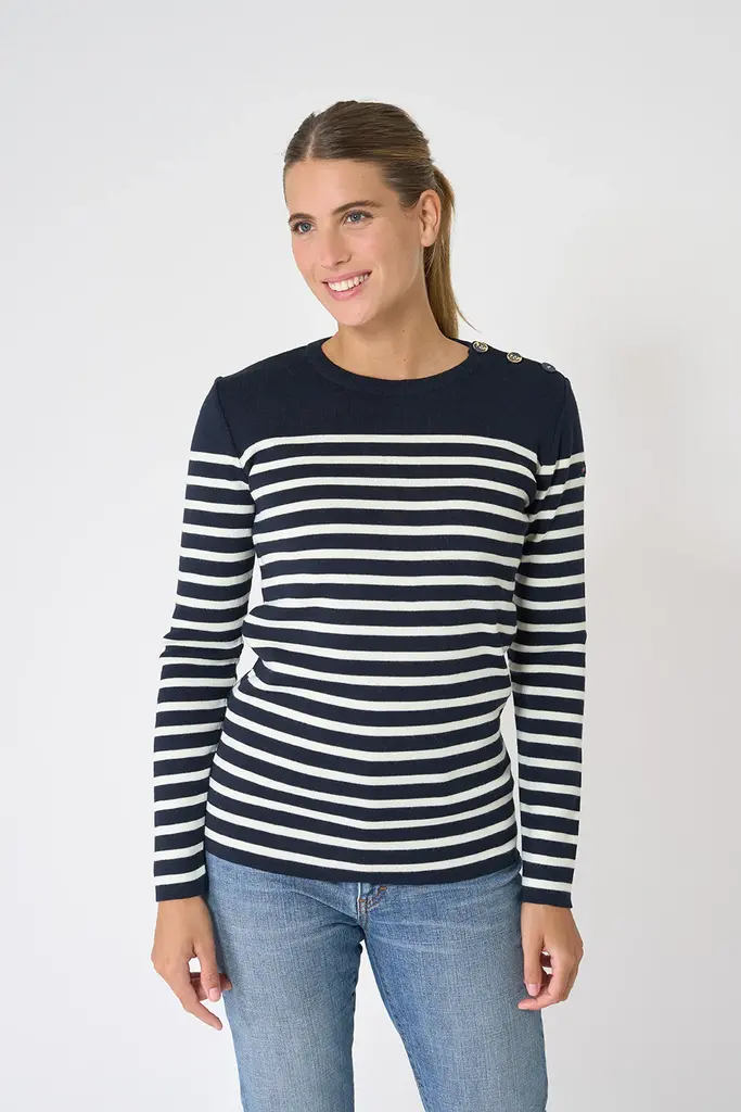 Batela Striped Sweater