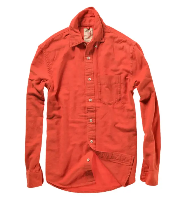 Relwen Fly Weight Brushed Twill Button Down