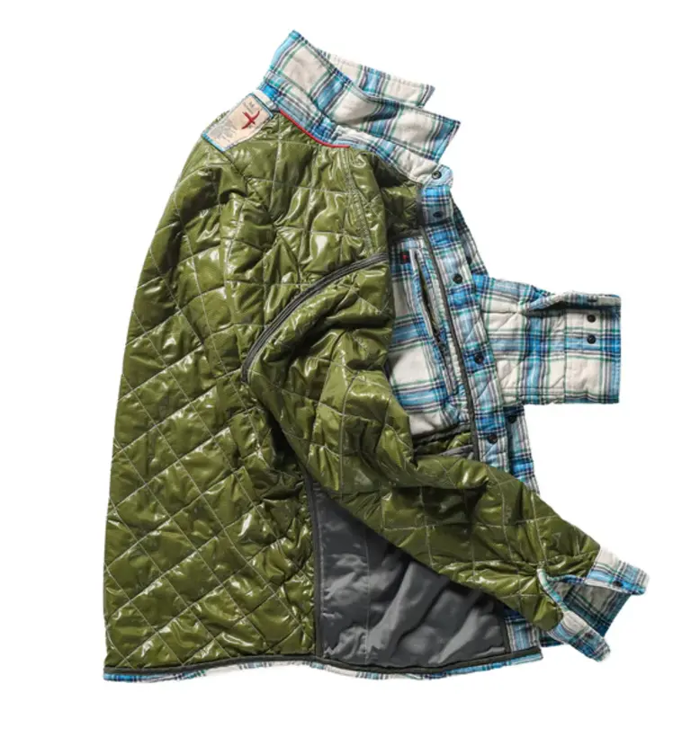 Relwen Quilted Flannel Shirtjacket