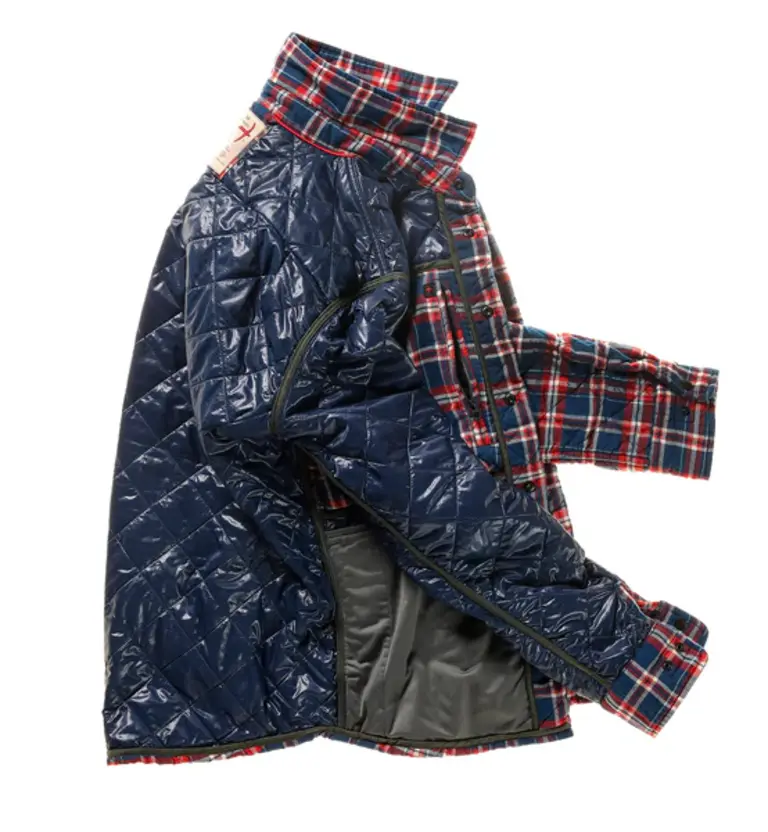 Relwen Quilted Flannel Shirtjacket