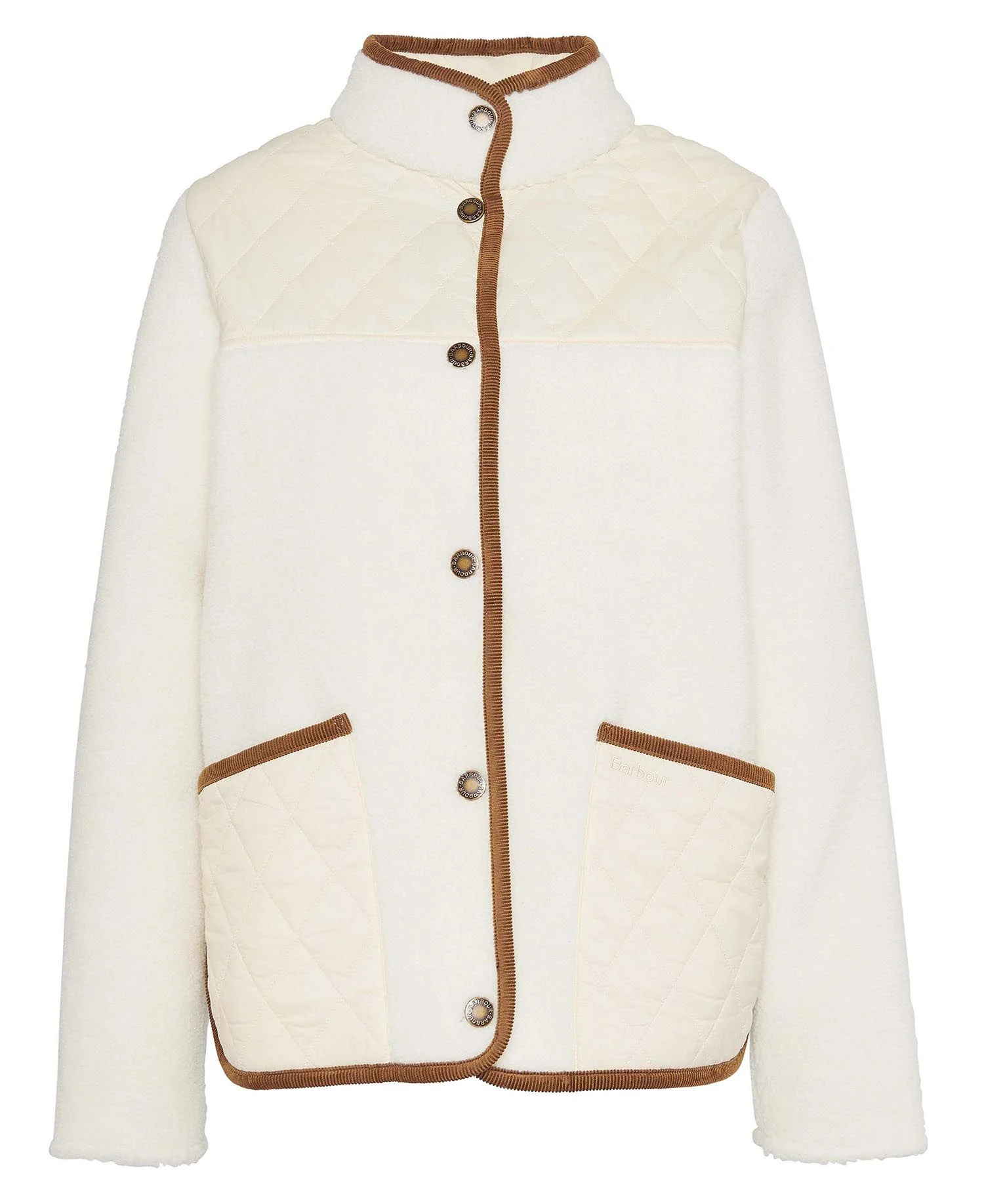 Barbour white jacket sale