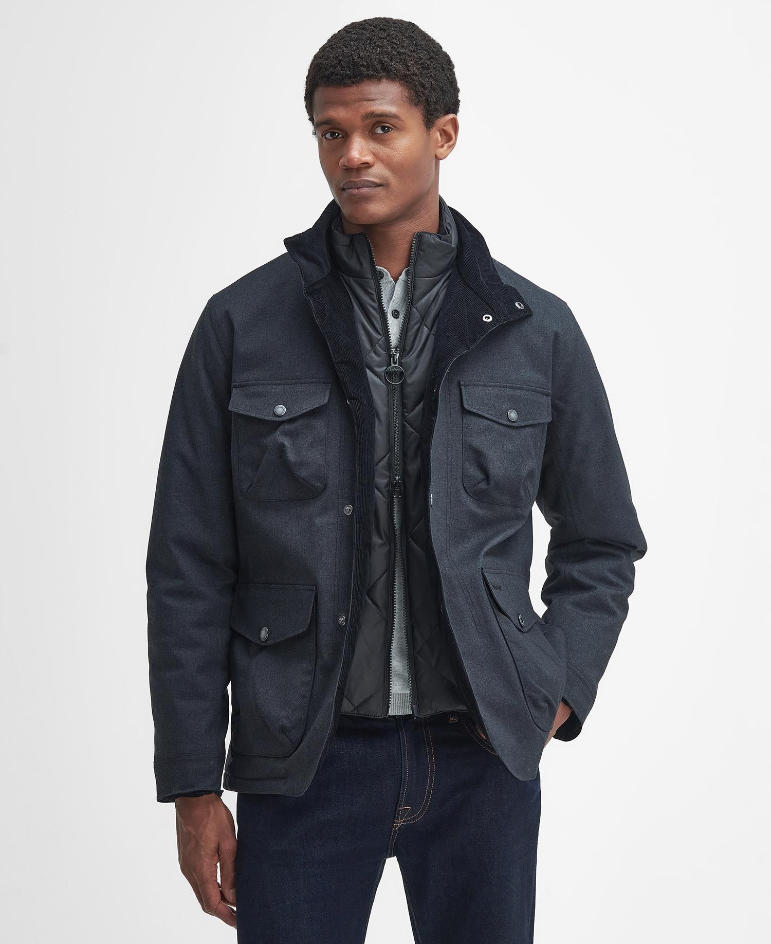 Barbour heavy jacket online