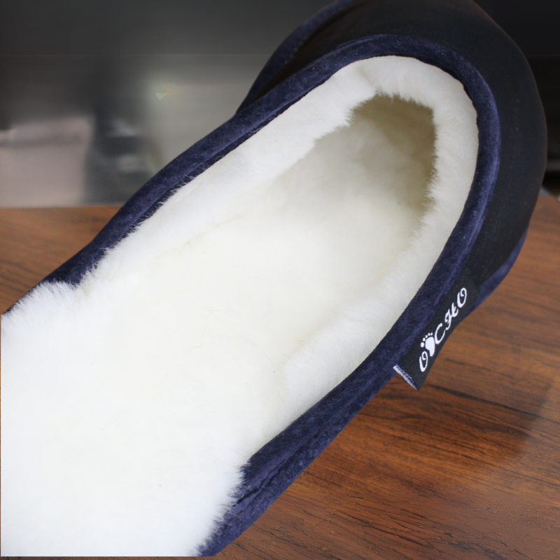 OPCH OPCH 200LT men's mule slippers - Comfort and elegance in navy leather