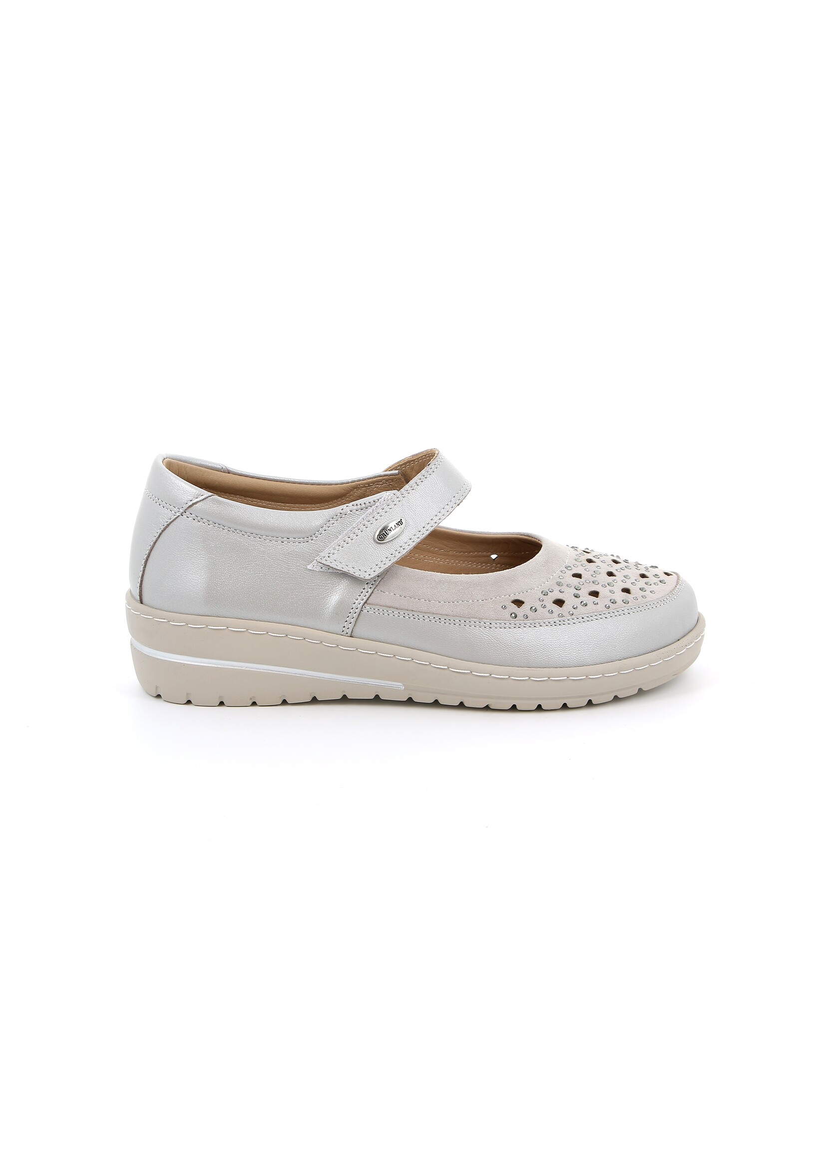 Grunland Ballerines Stretch avec Fermeture Velcro Grünland | NILE