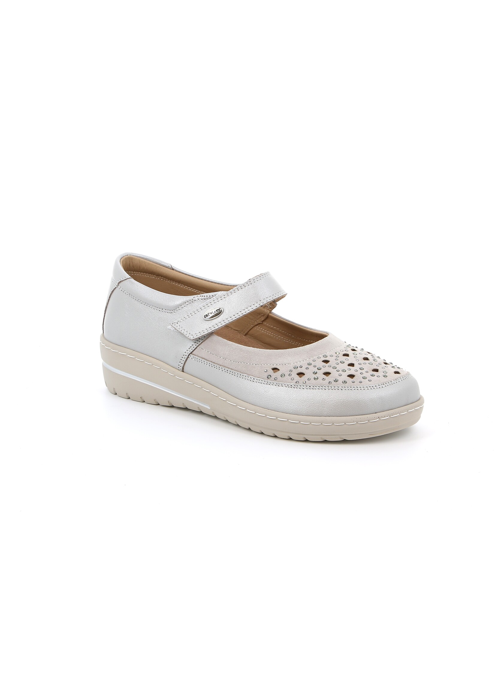 Grunland Ballerines Stretch avec Fermeture Velcro Grünland | NILE