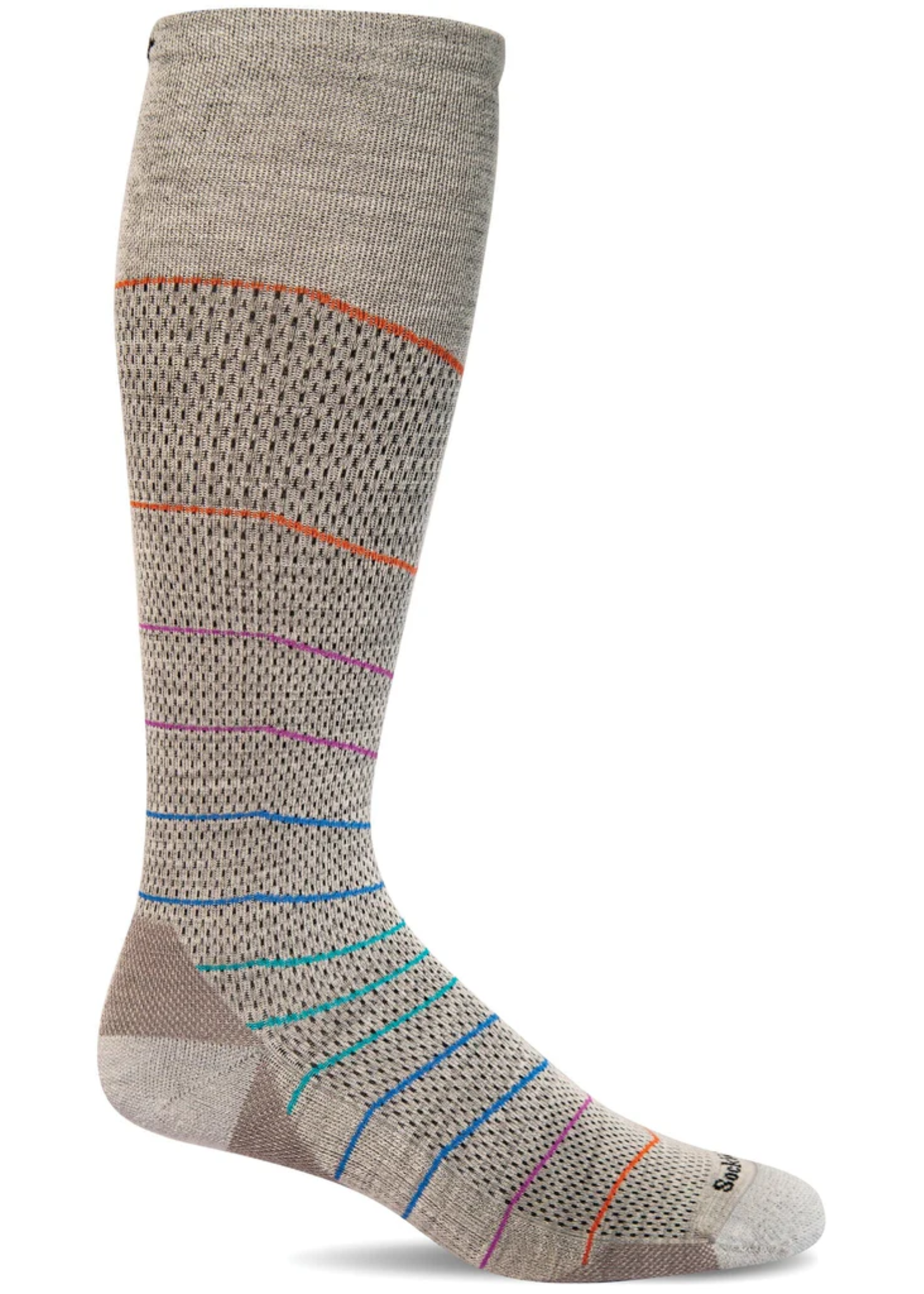 SOCKWELL BAS DE COMPRESSION AU GENOU GRADUÉE FERME 20-30 mmHg SW180W