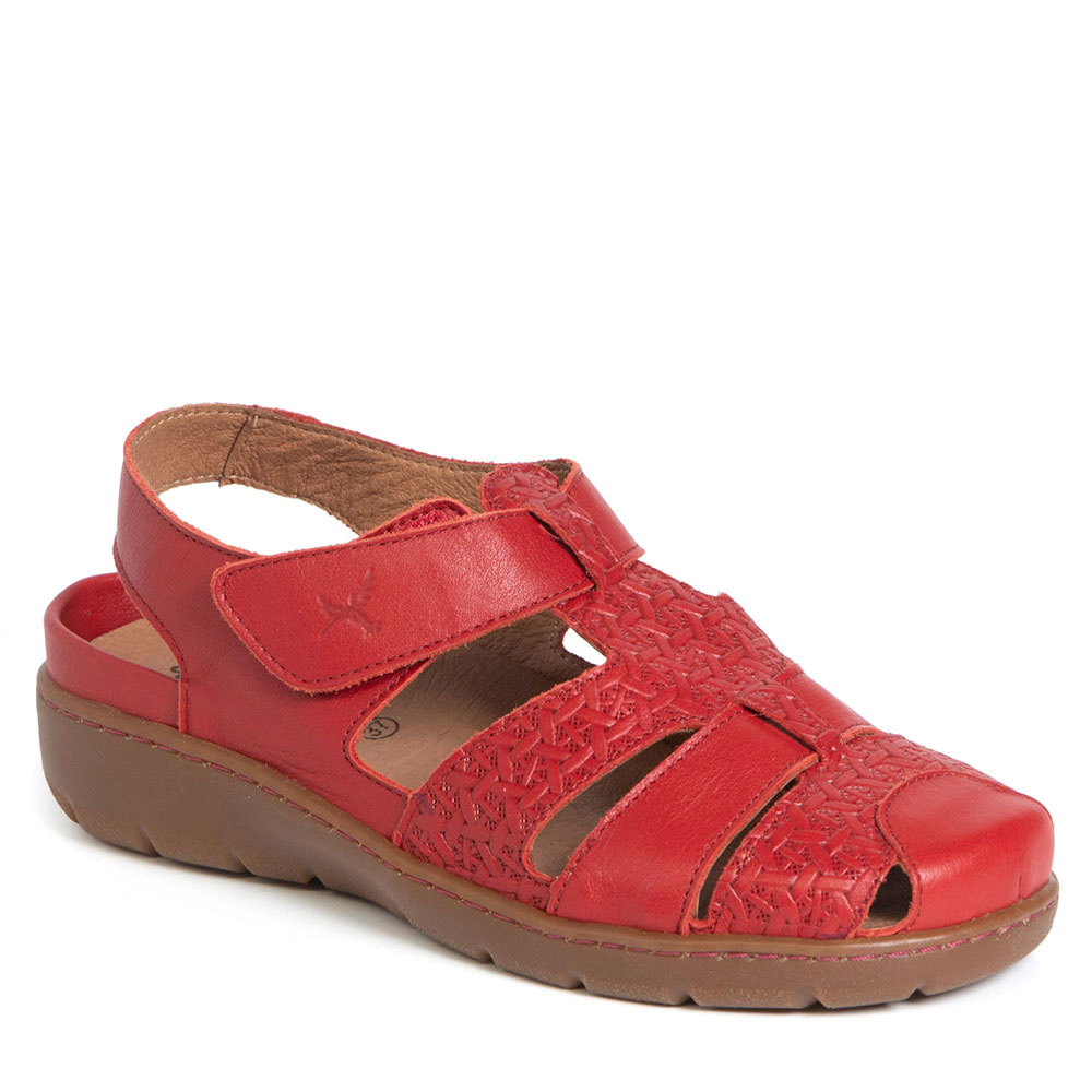 Sandale Portofino ND-39402 Rouge : Confort et soutien pour vos pieds