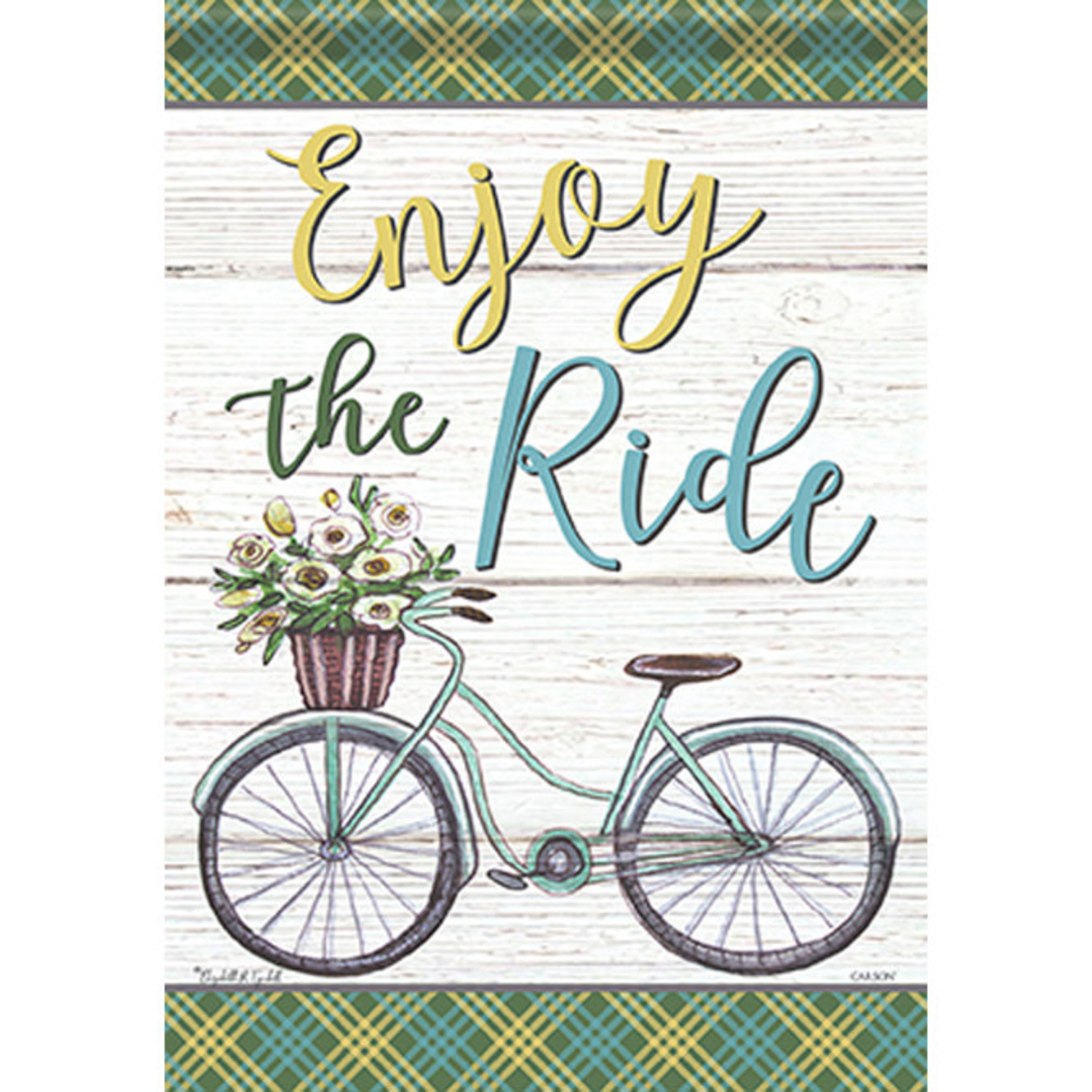 Carson "Bicycle Ride" Dura Soft™ Garden Flag