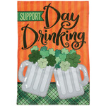 Carson "Day Drinking" Double Applique Garden Flag