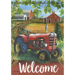 Carson "Farm Tractor" Dura Soft™ Garden Flag