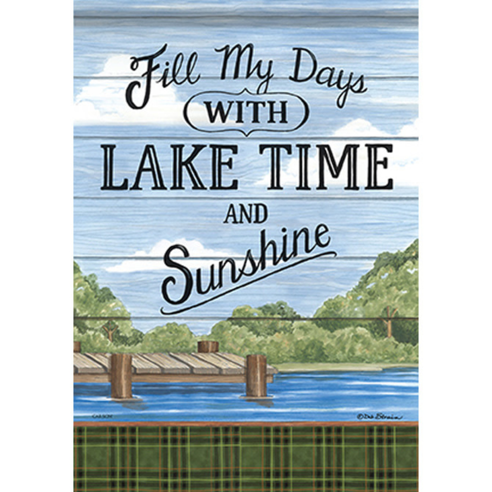 Carson "Lake Time" Dura Soft™ Garden Flag