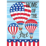 Carson "Patriotic Balloons" Dura Soft™ Garden Flag