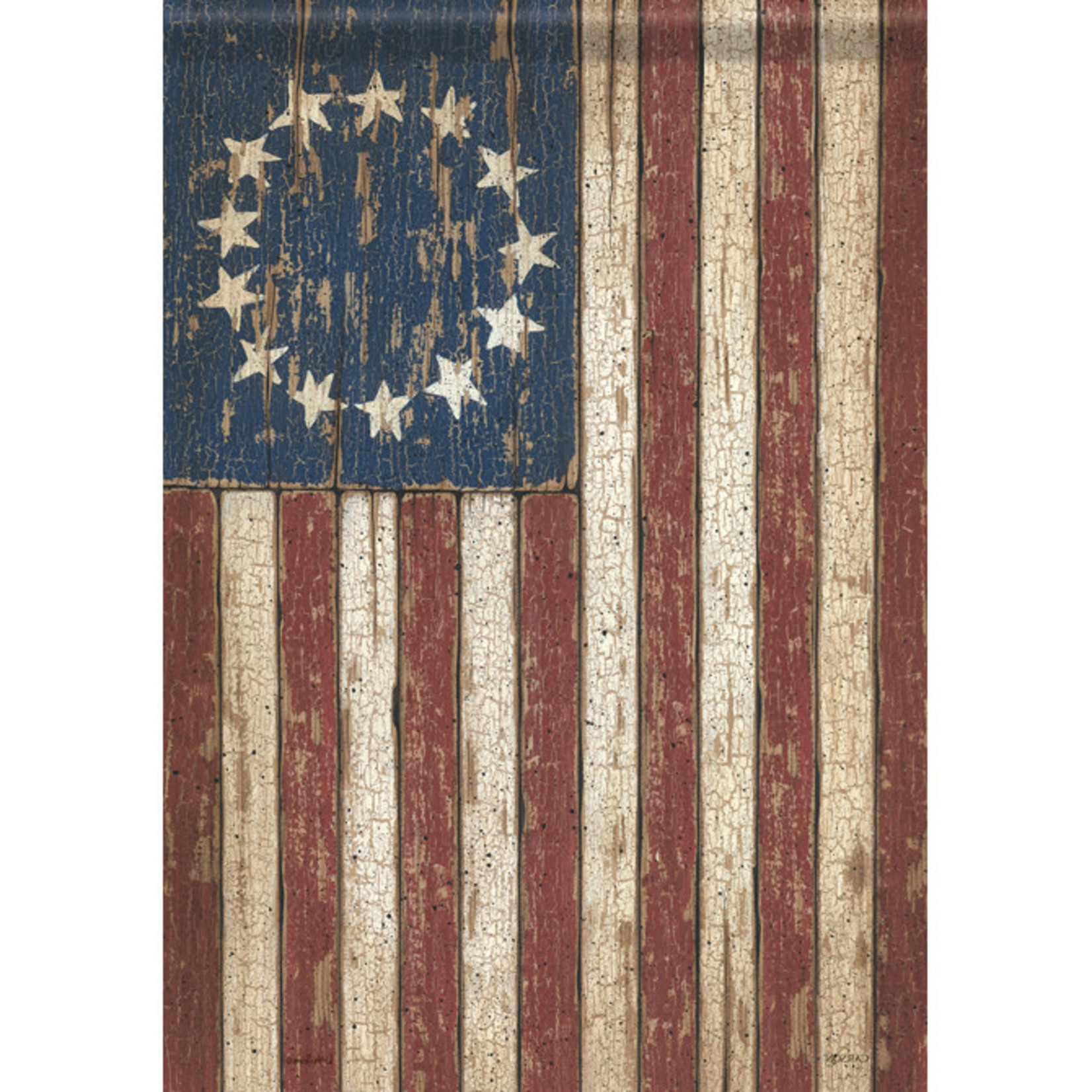 Carson "Primitive American Flag" Dura Soft™ House Flag