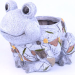 MIZE GREENHOUSE & GARDEN SUPPLY 9.25"H MOSAIC FROG PLANTER