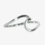 PURAVIDA PURAVIDA WAVE RING SIZE: 8: SILVER