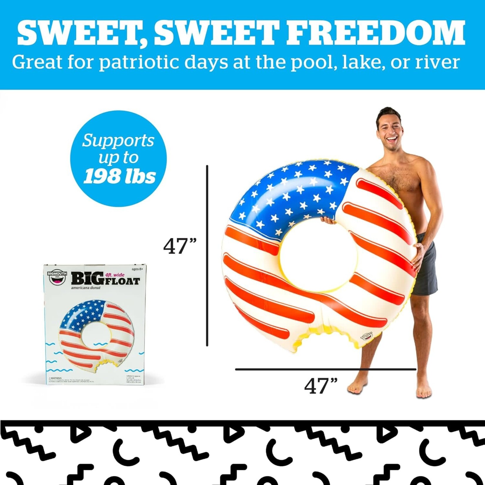 Big Mouth Inc. BIGMOUTH AMERICANA DONUT FLOAT