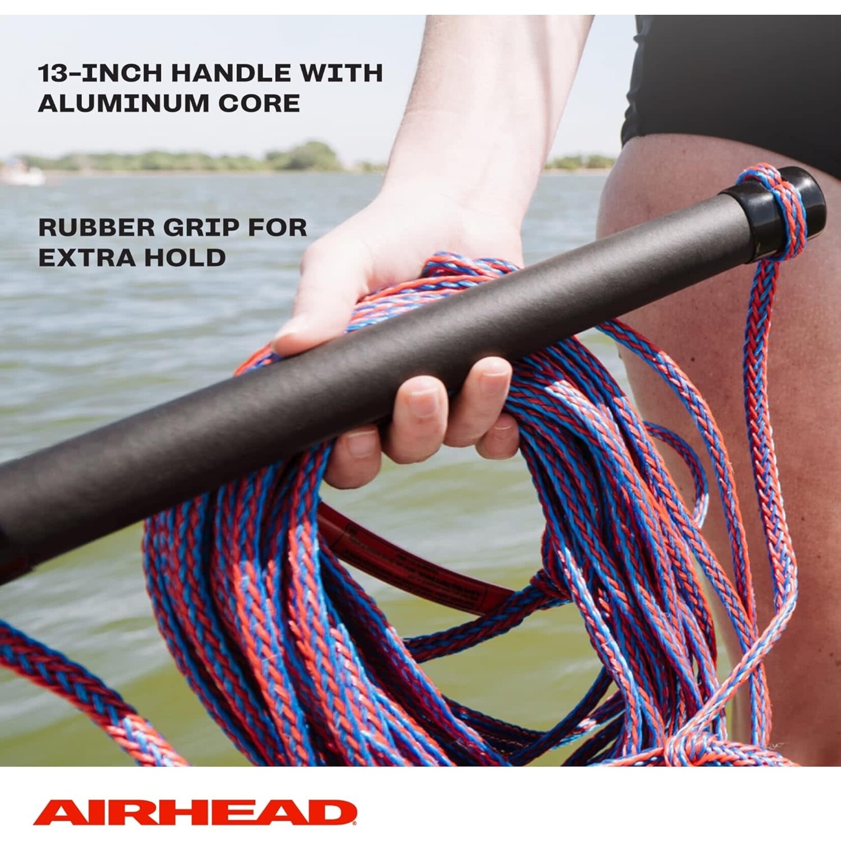 Airhead AIRHEAD SKI ROPE 75' ALUMINUM HANDLE
