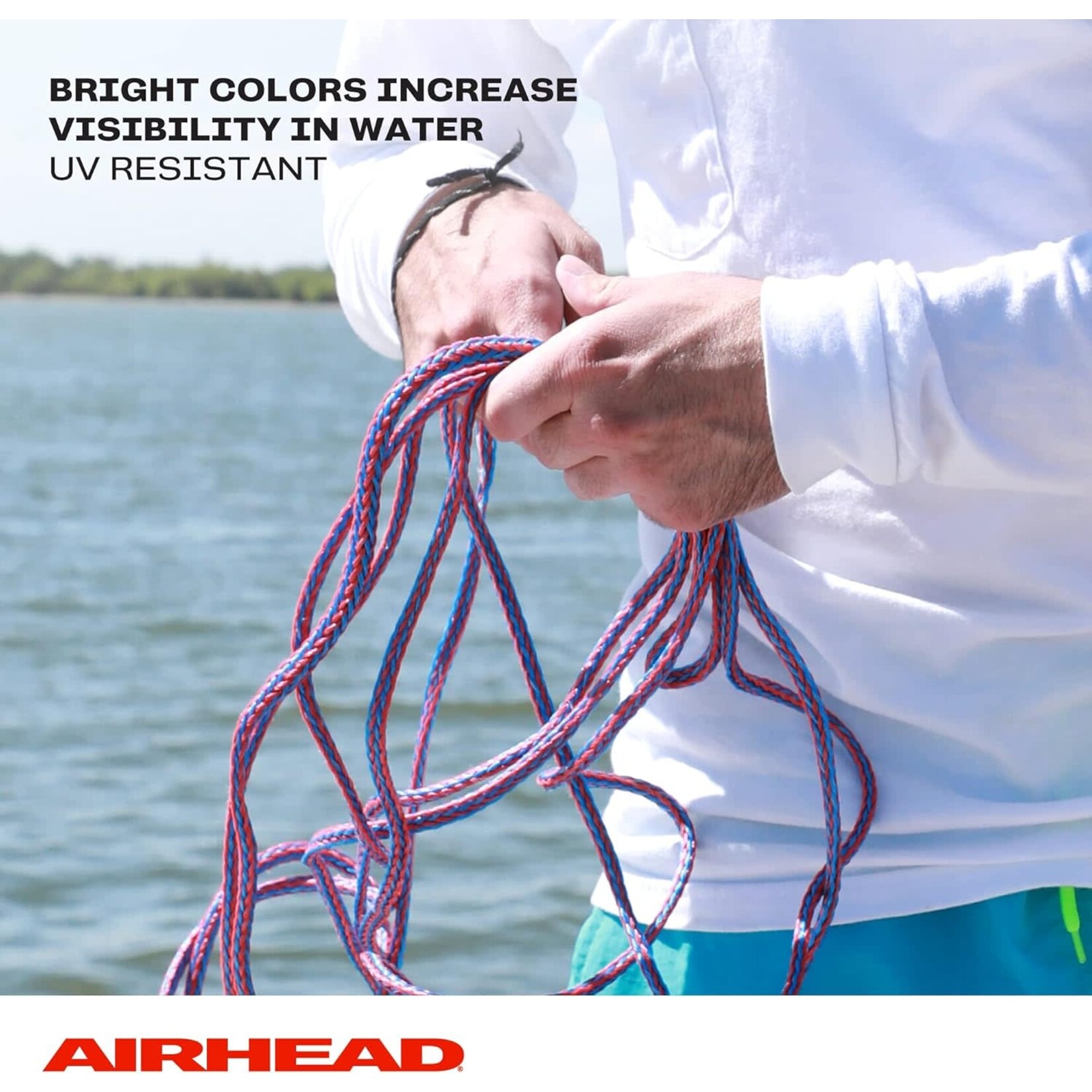 Airhead AIRHEAD SKI ROPE 75' ALUMINUM HANDLE