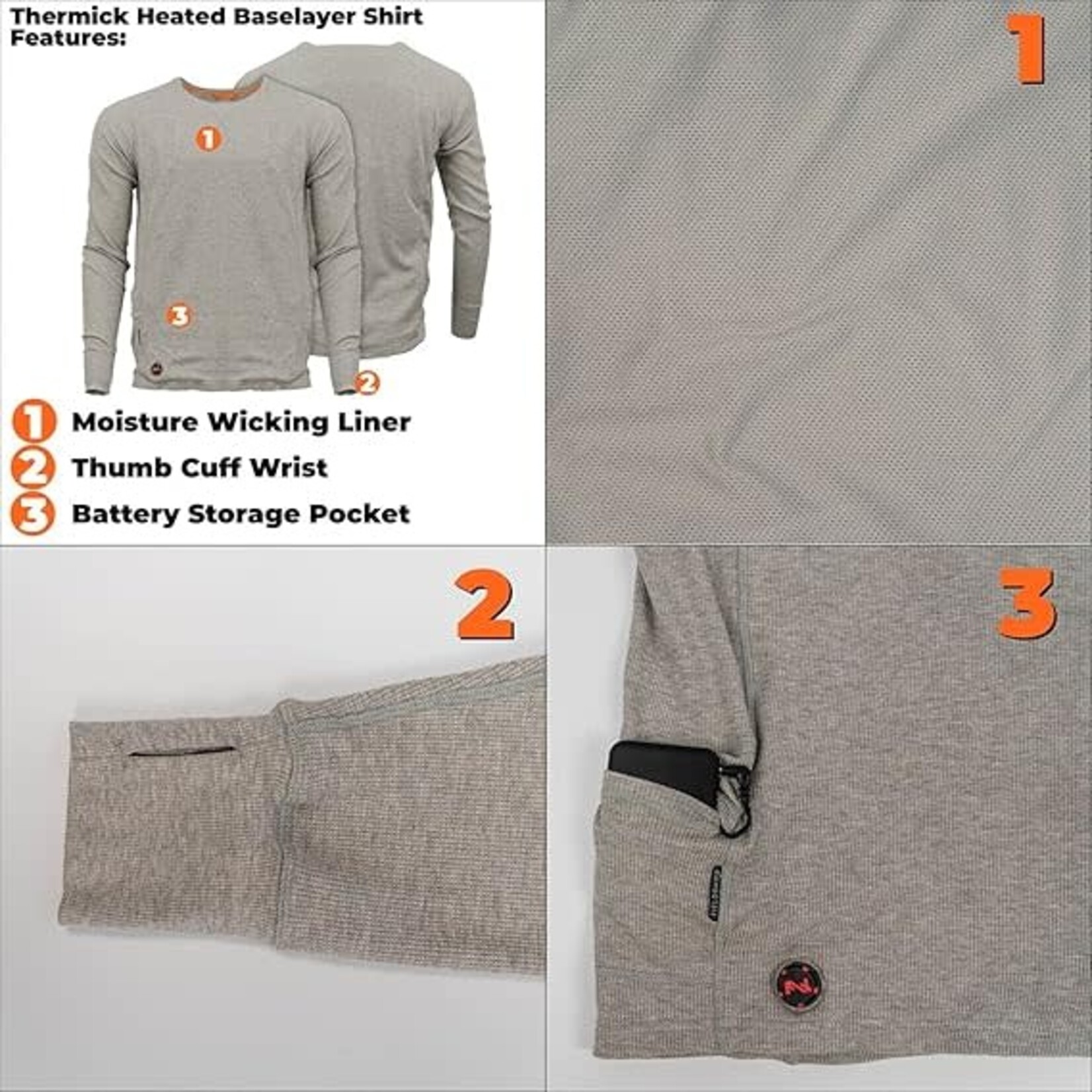 FIELDSHEER FIELDSHEER M'S THERMICK BASELAYER SHIRT