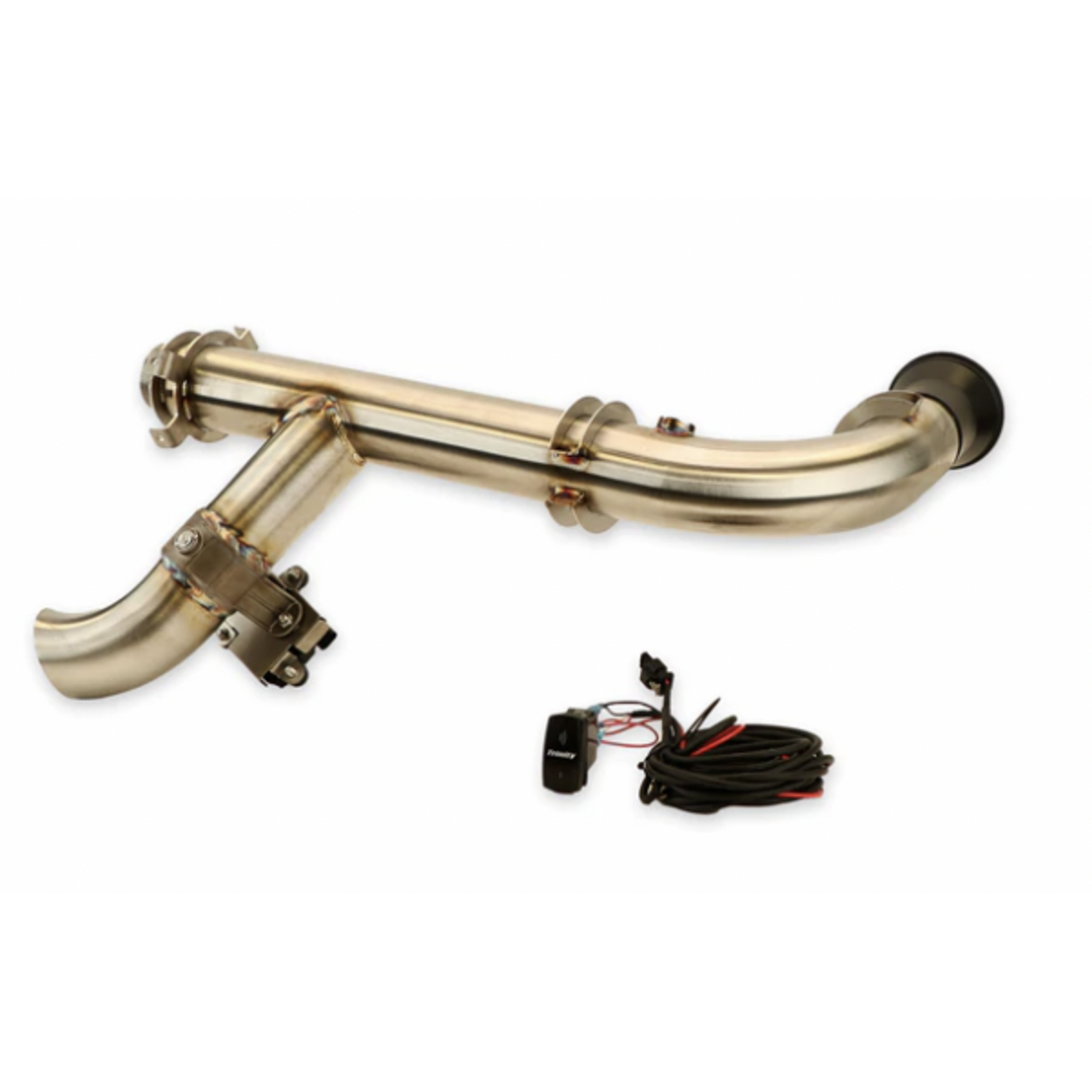 Trinity Racing Trinity Racing Side Piece Header Pipe with Electronic Cutout for Maverick X3