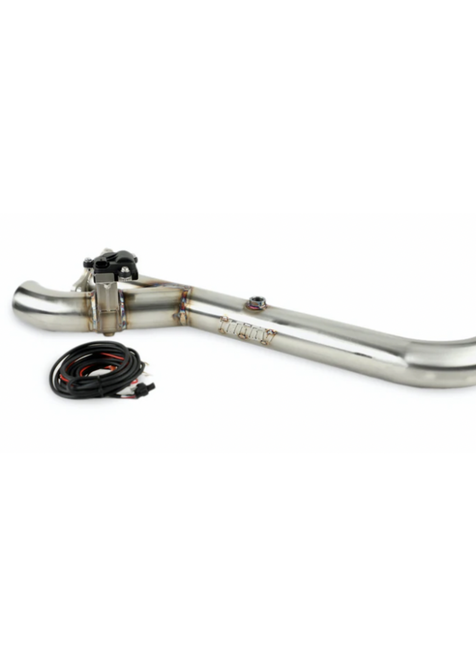 Trinity Racing Trinity Racing Side Piece Header Pipe with Electronic Cutout for RZR Pro XP/Turbo R