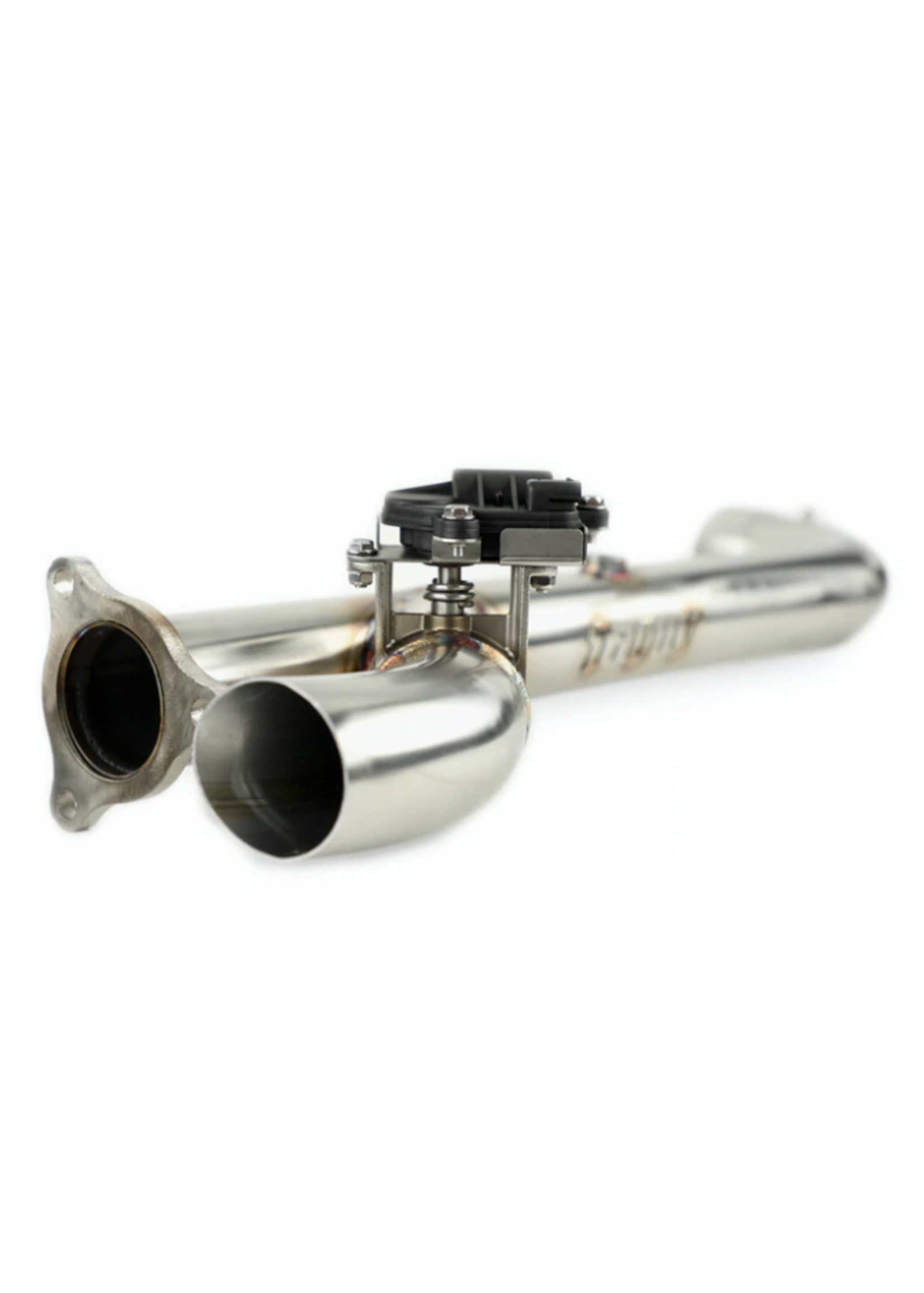 Trinity Racing Trinity Racing Side Piece Header Pipe with Electronic Cutout for RZR XP Turbo