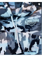 Addiction Powersports NW Pull Over Hoodie Snow Camo with White Logo
