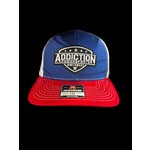Addiction Powersports NW Red White and Blue Trucker hat