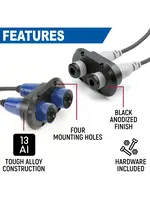 Rugged Radios Rugged Radios Dual Headset / Helmet Jack Flush Mount