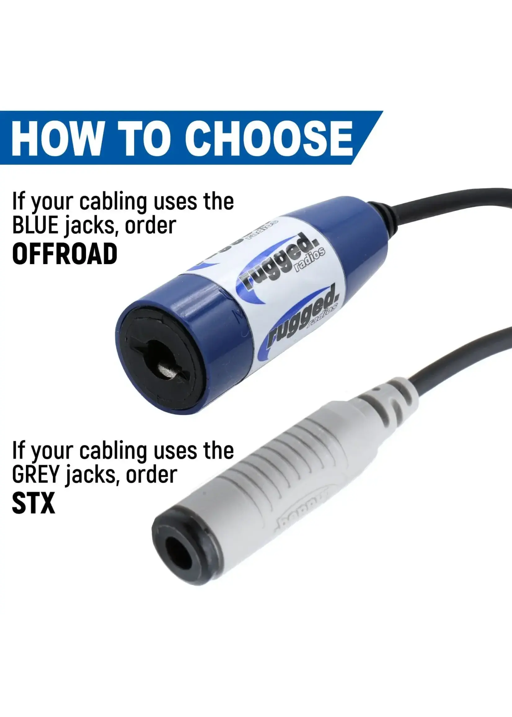 Rugged Radios Rugged Radios Single Headset / Helmet Jack Flush Mount