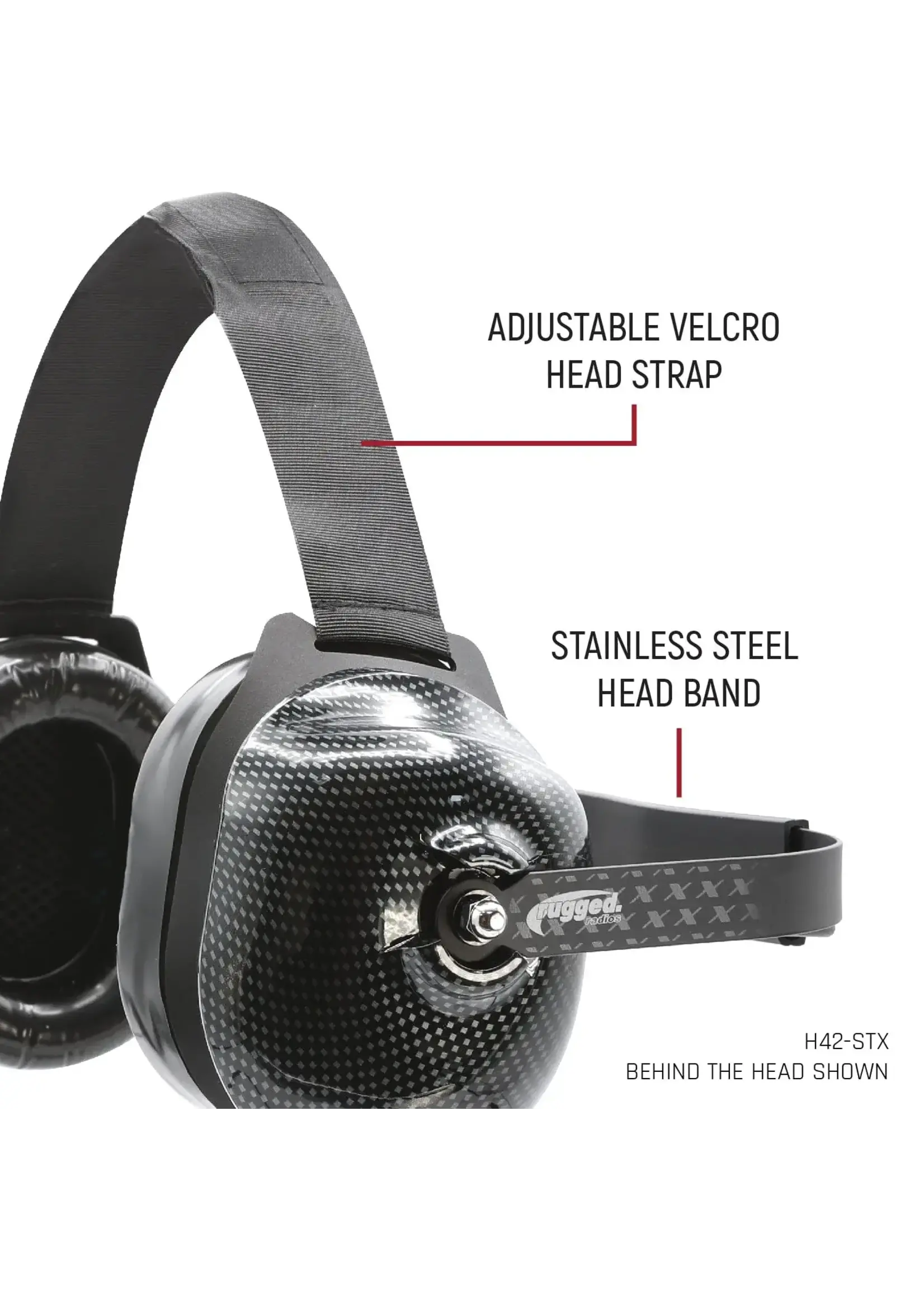 Rugged Radios Rugged Radios ULTIMATE HEADSET for STEREO and OFFROAD Intercoms