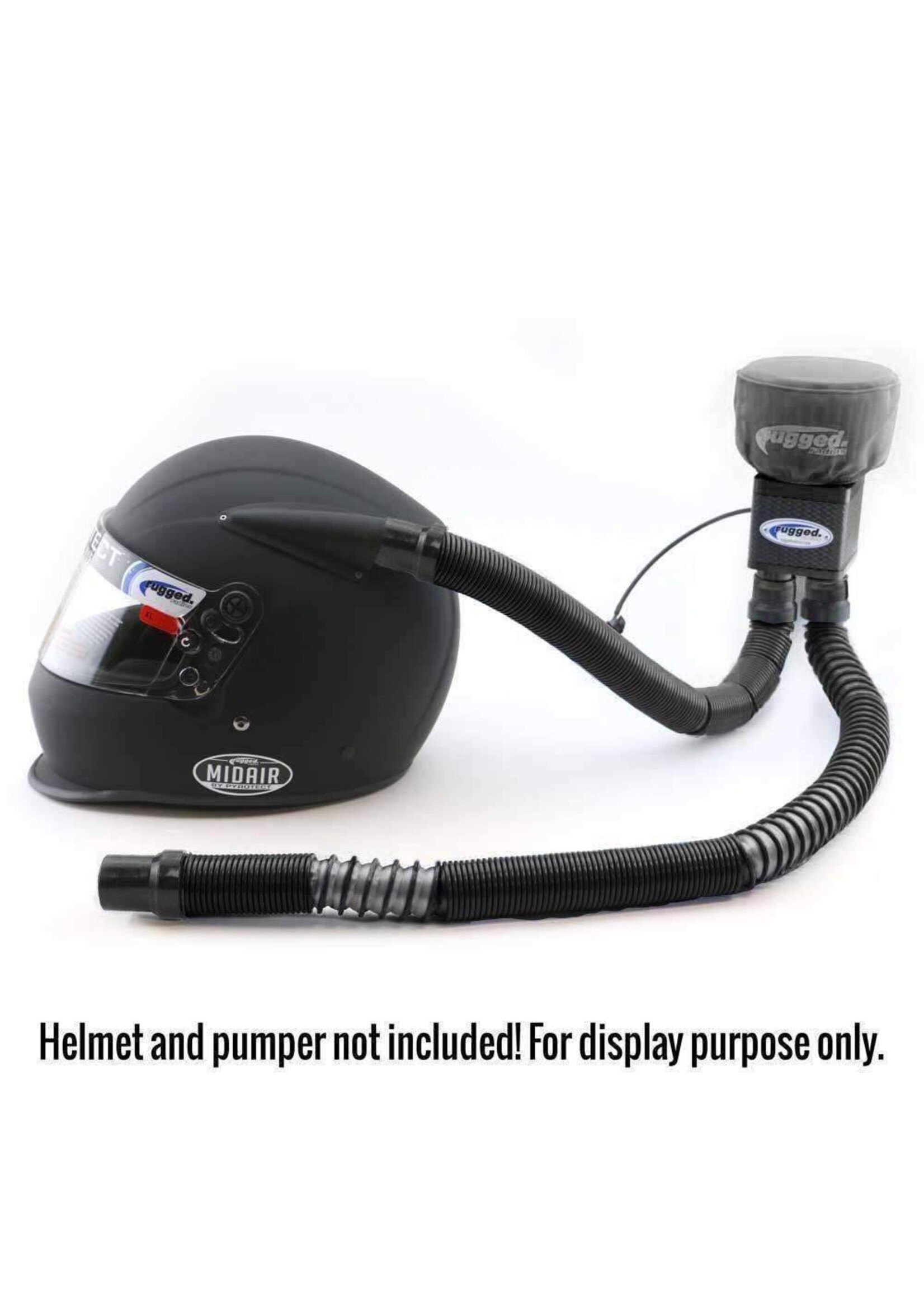 Rugged Radios Rugged Radios MAC-X 2-6 ft Expandable Ultra Flex Helmet Air Pumper System Hose