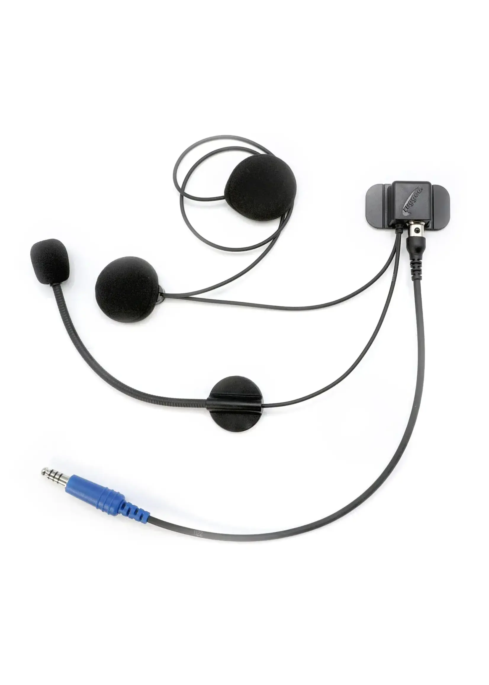 Rugged Radios Rugged Radios UNIVERSAL Wired Helmet Kit with Alpha Audio Speakers & Mic