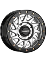 Raceline SQUAD BDLK WHEEL 15X7 4/137 10mm offset HYPER SILVER
