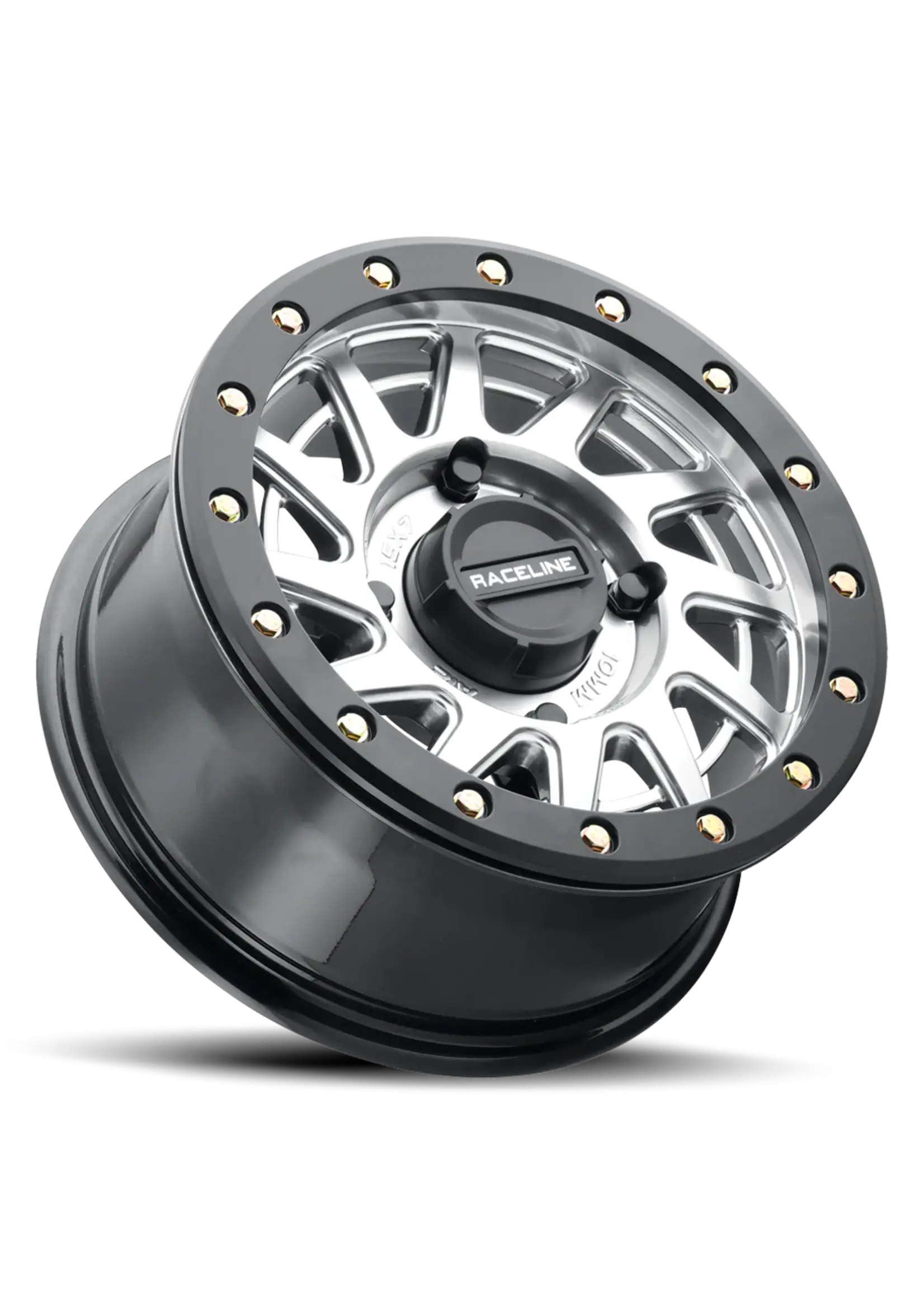 Raceline SQUAD BDLK WHEEL 15X7 4x156 silver/black ring
